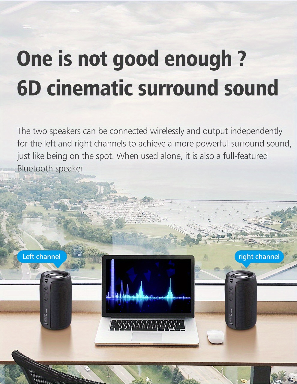 premium wireless speaker s32 mini portable hifi subwoofer with fm radio tf tws usb parties outdoors celebrations great gift for men women friends details 7