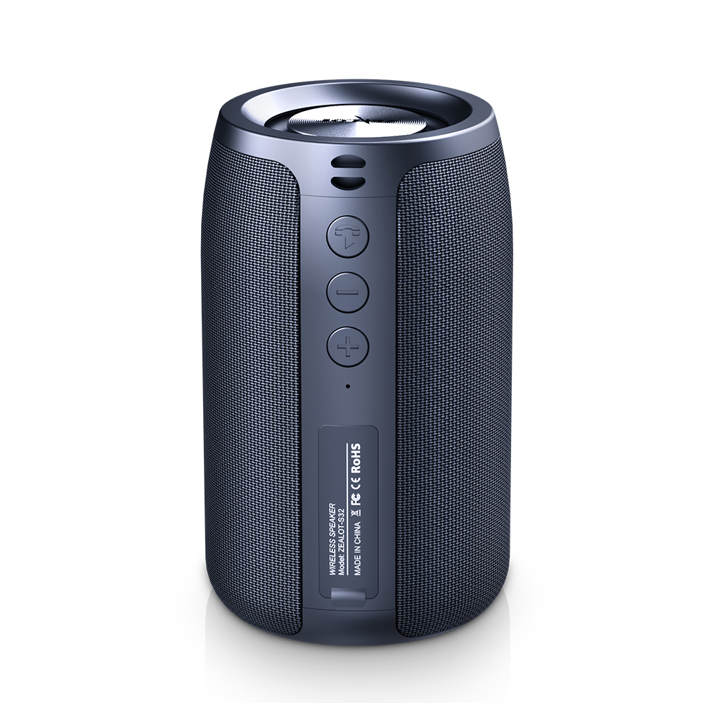 premium wireless speaker s32 mini portable hifi subwoofer with fm radio tf tws usb parties outdoors celebrations great gift for men women friends details 11